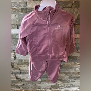 Adidas Kids' Pink Tracksuit
